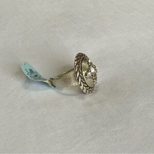 RETIRED Brighton GALADRIEL Elegant Silver Ring with Twisted Band